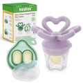 Haakaa Clover Baby Fruit Feeder Teether & Mini Freezer Nibble Tray – BPA-Free by haakaa