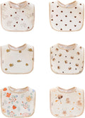 Baby Bandana Bibs, 6 Pack Waterproof Toddler Bib, Soft Cotton Absorbent Baby by Unknown