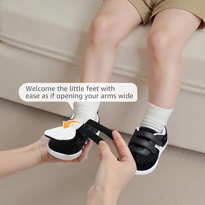 Toddler Wide Toe Box Barefoot Shoes Boys Girls Sneakers Zero Drop Kid Tennis - Image 6