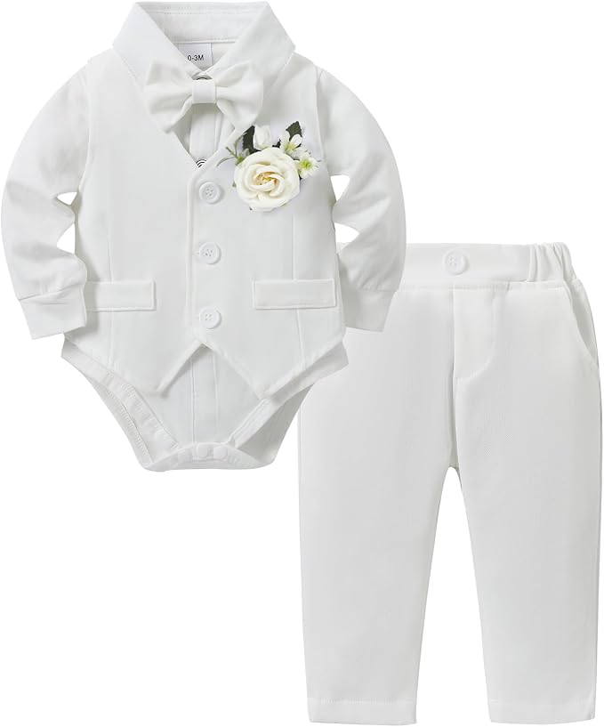 Coco&RARA Baby Boy Clothes Suits Infant Gentleman Outfits, Formal Dress by CocoRARA