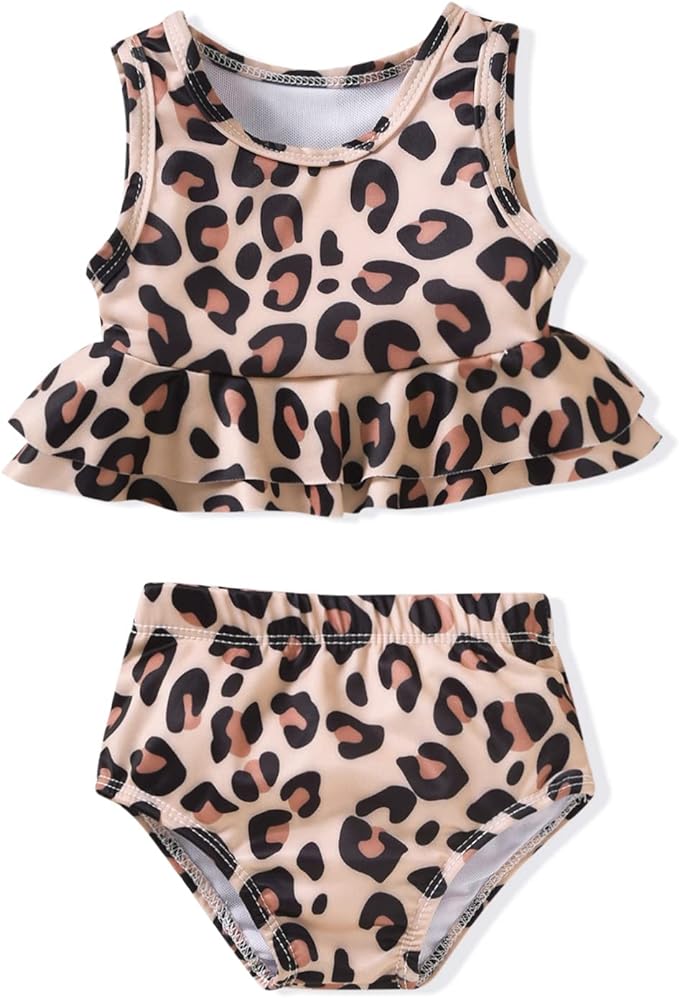 Aalizzwell Toddler Baby Girl Bathing Suit Two Piece Swimsuit Bikini Beach Wear by Aalizzwell