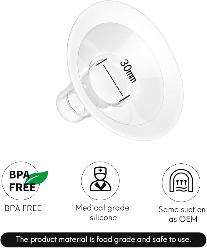 Replace Flanges 2-Pack of 30mm Breast Shields Compatible - Image 7