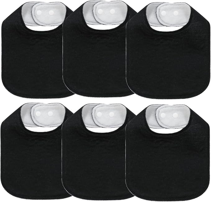 8 Pack Baby Bibs Unisex Adjustable by Unknown