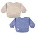Tiny Twinkle Long Sleeve Bib for Babies & Toddlers – 2 Pack Waterproof Smock by TinyTwinkle