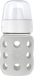 Lifefactory 8-Ounce Wide Neck Glass Baby Bottle by Lifefactory