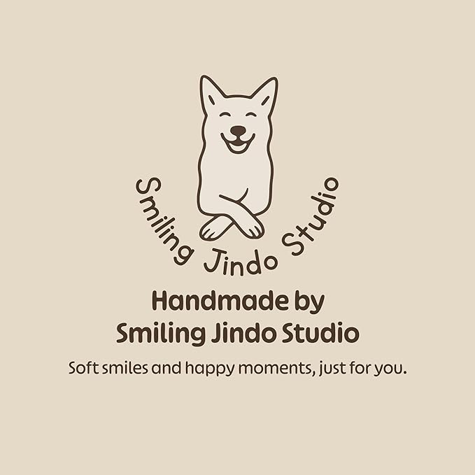 Personalized Baby Bib – Soft Cotton Terry, Cute Jindo Dog Design - Image 8