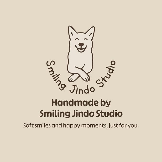 Personalized Baby Bib – Soft Cotton Terry, Cute Jindo Dog Design - Image 7