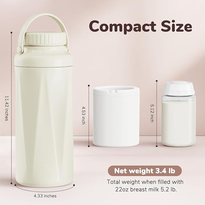 22oz Portable Breast Milk Cooler Bottle-Breastmilk Chiller - Image 9