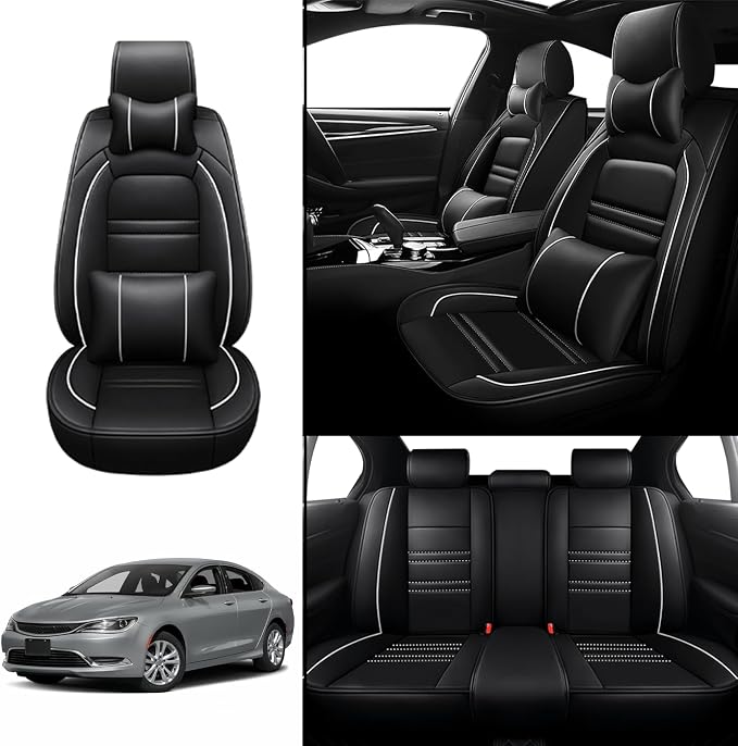 Car Seat Covers for Chrysler Car 200 2011-2017 | 5-Seats Seat Covers, - Image 2