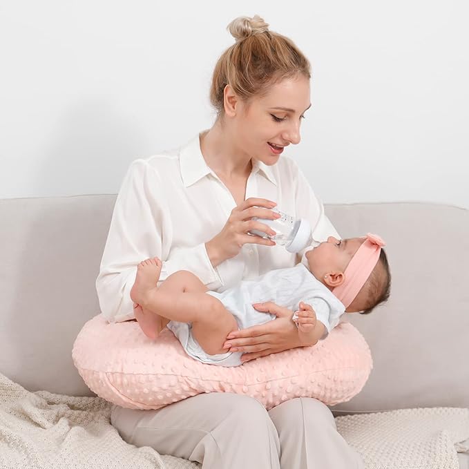 Nursing Pillow and Positioner, Breastfeeding, Bottle Feeding, Baby Sitting - Image 6