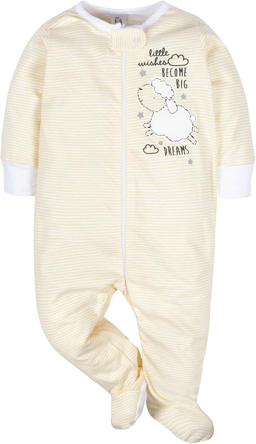 Gerber Baby Boys 4 Pack Sleep 'N Play Footie - Image 2