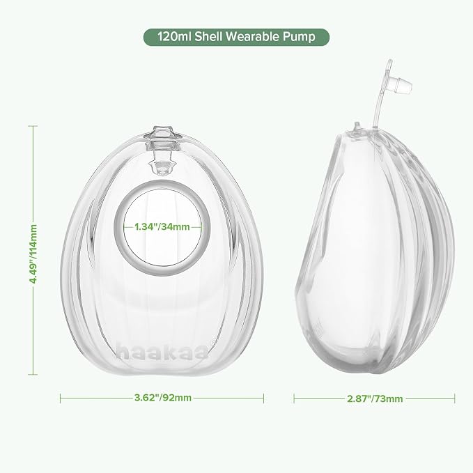 haakaa Wearable Breast Pump, Silicone Shell Breast Pump - Image 7