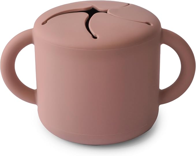 mushie Silicone Snack Cup | Spill Proof Food Container by mushie