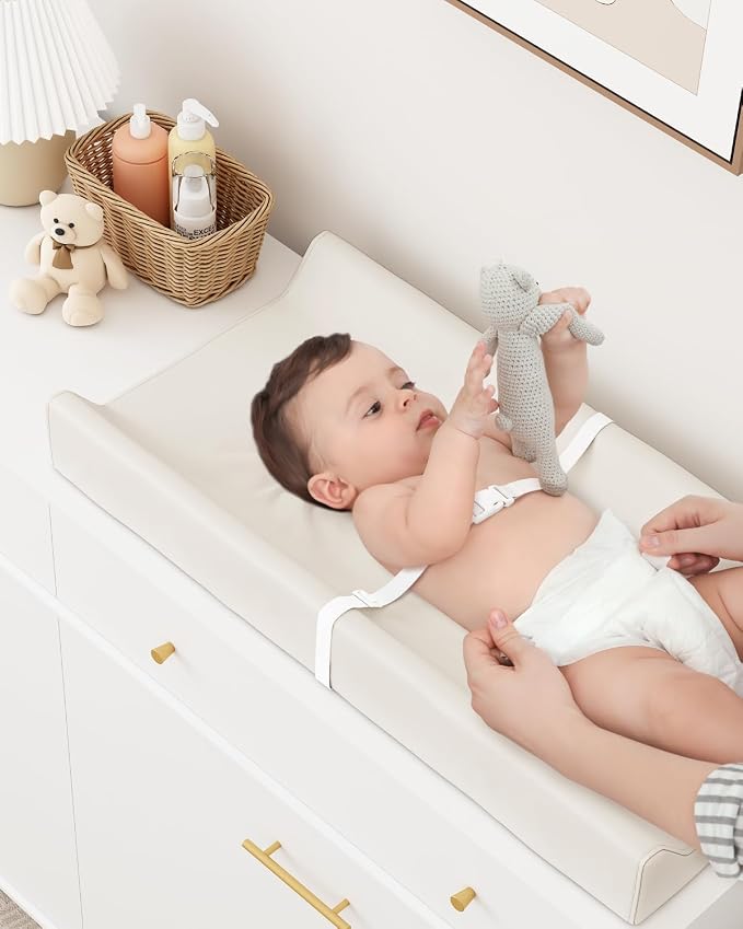 Wipeable Baby Changing Pad for Dresser and Table, Cozy Diaper Changing Pad - Image 7