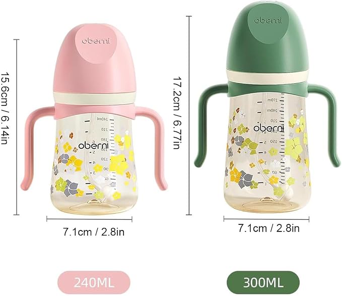 Baby Sippy Cup 240ml/8oz, Toddler Water Drinking Bottle - Image 2