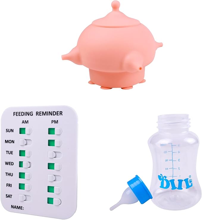 Baby Bottle Set Puppy – 5 oz & 9 oz Bottles + Bottle Brush – Anti-Colic by Unknown