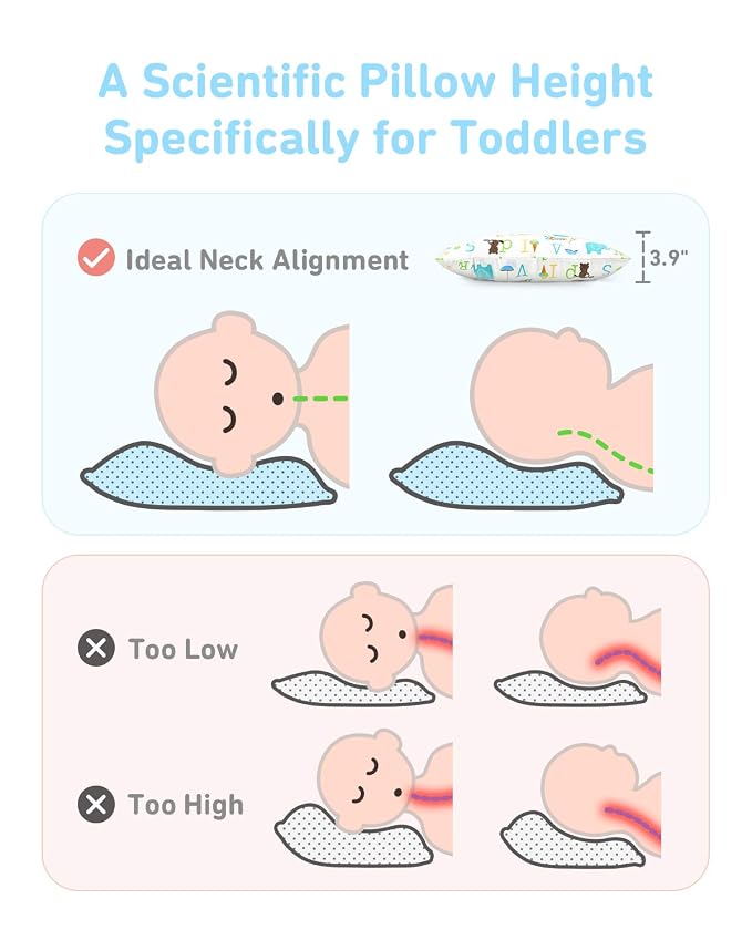 Babebay Toddler Pillow, 13x18 Toddler Pillows - Image 5
