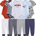 Baby Layette Set Baby Boys' 9-Piece Bodysuits Pants Set Toddler Girl Boy Unisex by Kiddiezoom