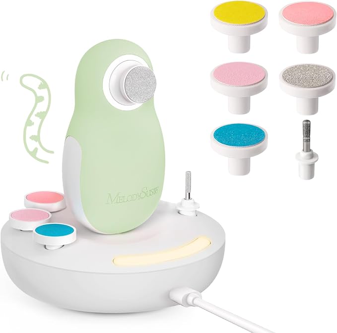 MelodySusie Baby Nail Trimmer Electric, Magnetic Rechargeable Baby Nail File by MelodySusie