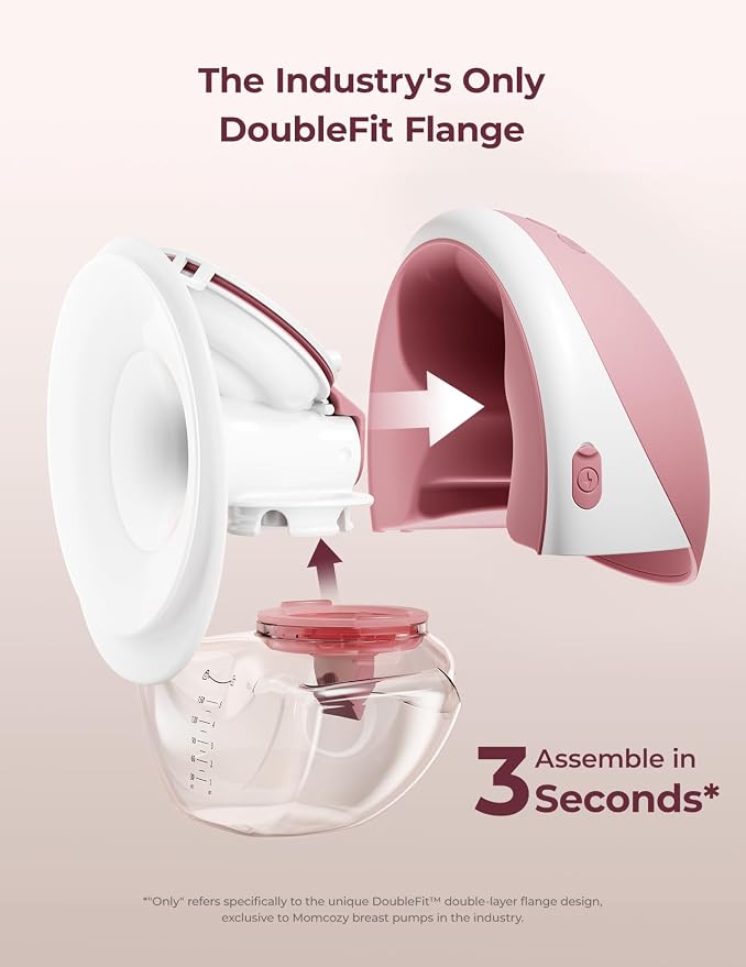 Momcozy Breast Pump Hands Free Upgraded Mobile Flow | M9, App Discreet Control - Image 7