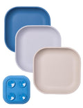 BABELIO Suction Plates for Baby and Toddler, 100% Food Grade Silicone, BPA Free by BABELIO