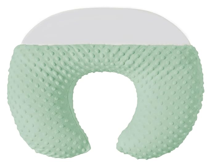 Nursing Pillow with Nursing Pillow Cover Set by Blackleaf+baby