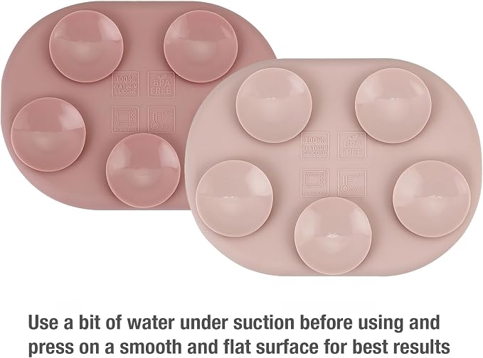 PandaEar 12PCS Silicone Baby Feeding Set | 2 Sectioned Baby Suction Plate - Image 5