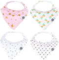 Parker Baby Bandana Drool Bibs 4 Pack Baby Bibs by ParkerBabyCo