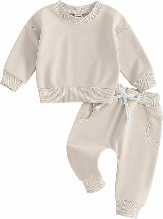 Tiaham Baby Boy Clothes Girl Outfits Fashion Sweatshirt Sweat Pant Kids Toddler by Tiacham