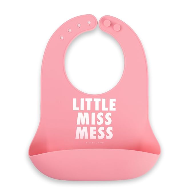 Bella Tunno Baby Bib for Eating, Waterproof Silicone Bib by BellaTunno