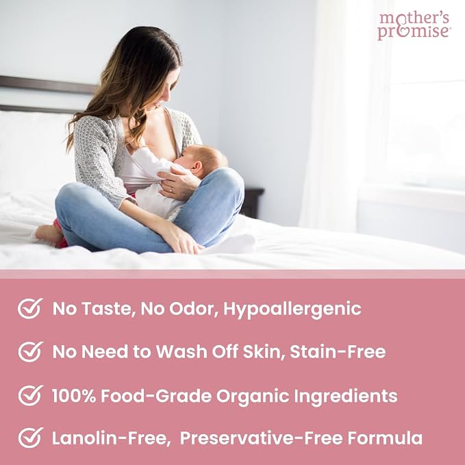 Organic Nipple Butter for Breastfeeding Mothers | Lanolin Free Nipple Cream - Image 2