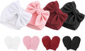 BQUBO Newborn Baby Hats Mittens Set Hospital Hat Beanie Infant Bow Hats Baby by DRESHOW