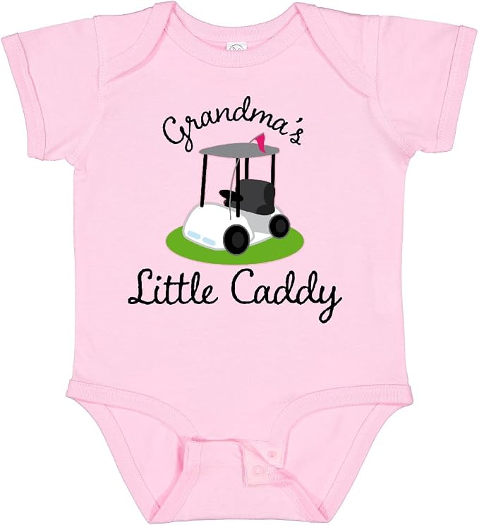 inktastic Grandma's Little Caddy Golf Baby Bodysuit by Inktastic