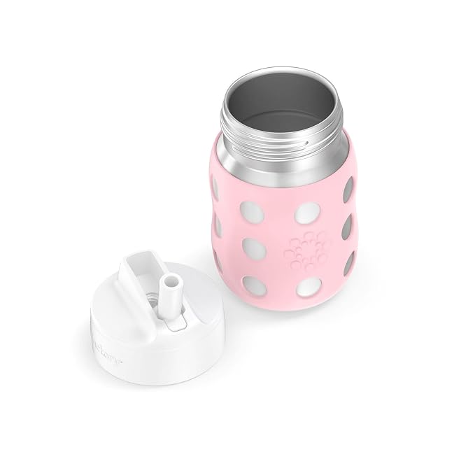 Lifefactory 8-Ounce Stainless-Steel Vacuum-Insulated Wide-Neck Baby Bottle - Image 4