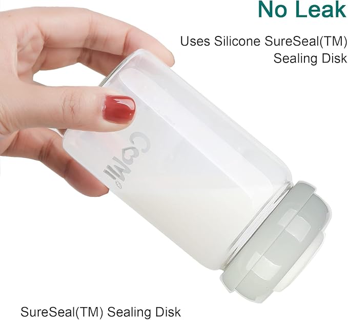 COMI Wide Neck Glass Breastmilk Collection n Storage Bottle, 6oz - Image 4