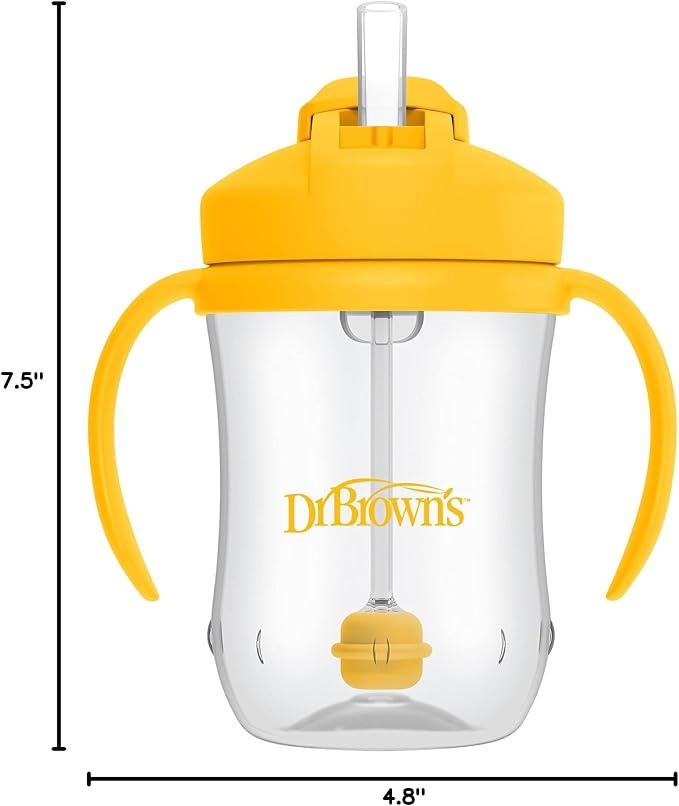 Dr. Brown's Milestones Baby's First Straw Cup, Training Cup - Image 13