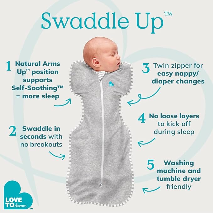 Love to Dream Swaddle UP, Baby Sleep Sack, Self-Soothing Swaddles - Image 6