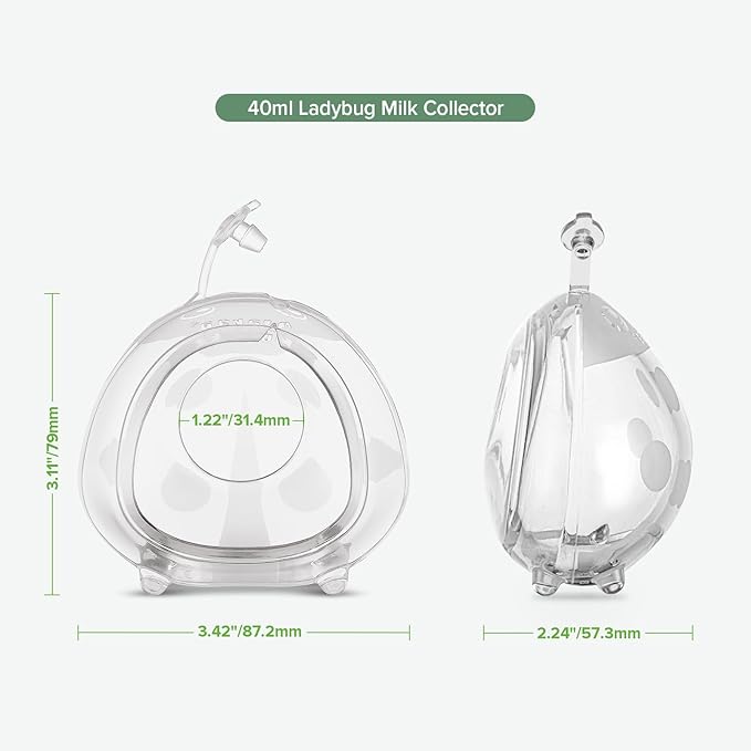 haakaa Ladybug Milk Collectors Breastmilk Catcher Wearable Nursing Cups - Image 7