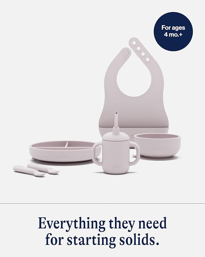 Lalo First Bites Silicone Baby Feeding Set - Image 3