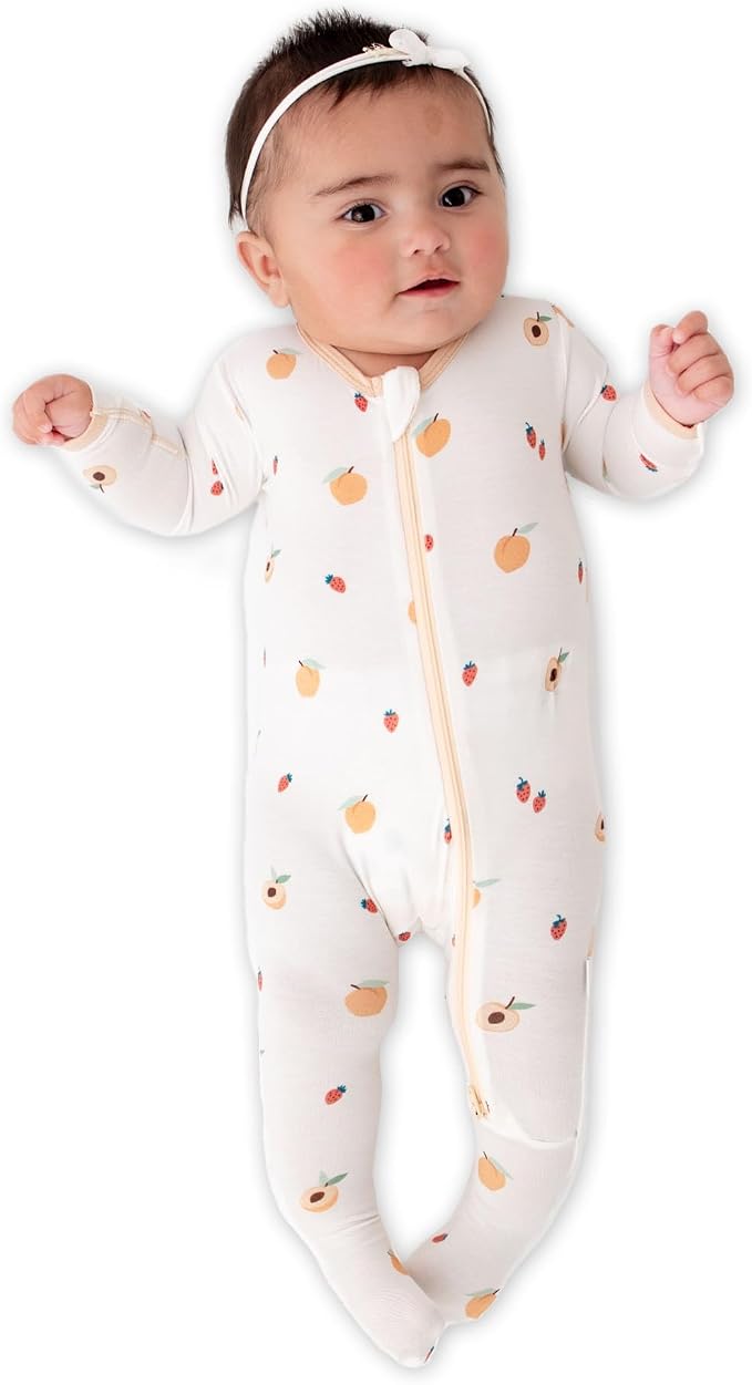 Bamboo Little Soft Baby Footie Pajamas, Baby Clothes, Newborn Sleepers - Image 7