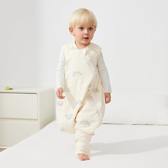 Duomiaomiao 2.5 TOG Toddler Sleep Sack 12-24 Months 100% Cotton Winter Side - Image 3