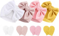 BQUBO Newborn Baby Hats Mittens Set Hospital Hat Beanie Infant Bow Hats Baby by DRESHOW