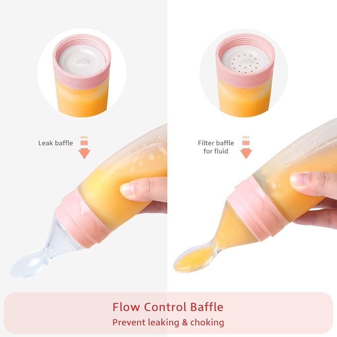 Termichy Baby Food Dispensing Spoon: Squeeze Feeder Dispenser - Image 7