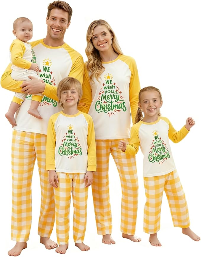 Awoscut Family Christmas Pajamas Matching Pajamas by Awoscut