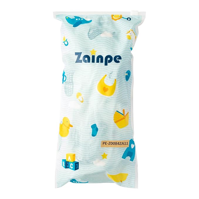 Zainpe 6Pcs Snap Muslin Cotton Baby Bibs Summer Ice Cream Pattern Infants Drool - Image 7
