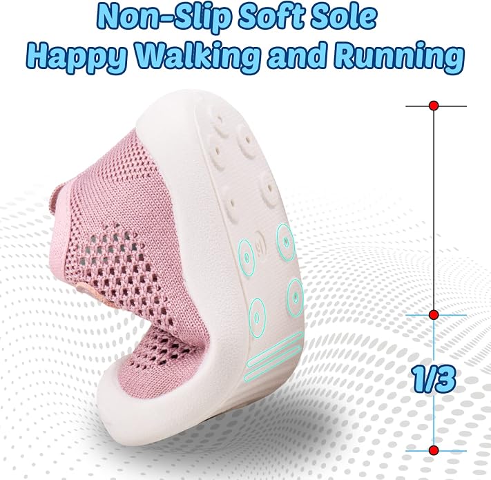 Baby Walking Shoes Toddler Girl Boy Soft Sole Breathable Cotton Canvas Shoes - Image 4