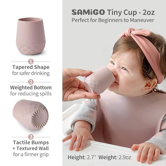 SAMiGO Silicone Baby Feeding Set, Baby Led Weaning Supplies, Suction Bowl Plate - Image 6