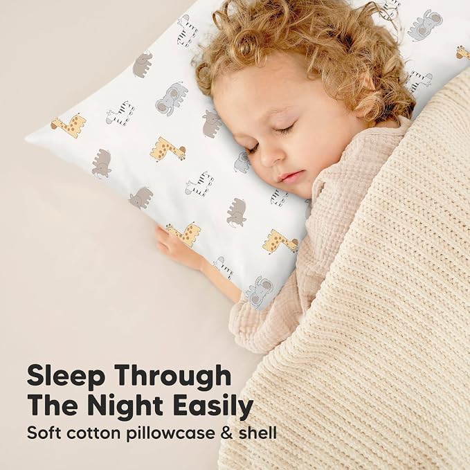 KeaBabies Toddler Pillow with Pillowcase, Jumbo 14X20 - Image 7