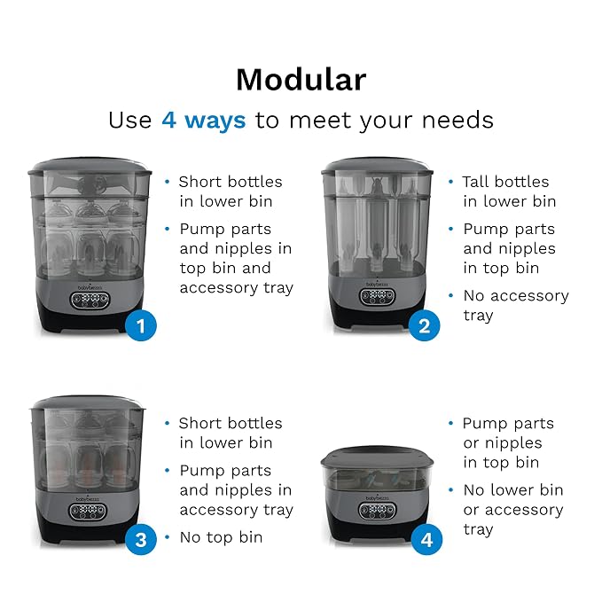 Baby Brezza Bottle Sterilizer and Dryer Advanced – 33% Faster - Image 4