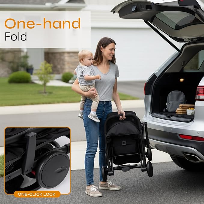 Jovial Lightweight Travel Baby Stroller - Image 2